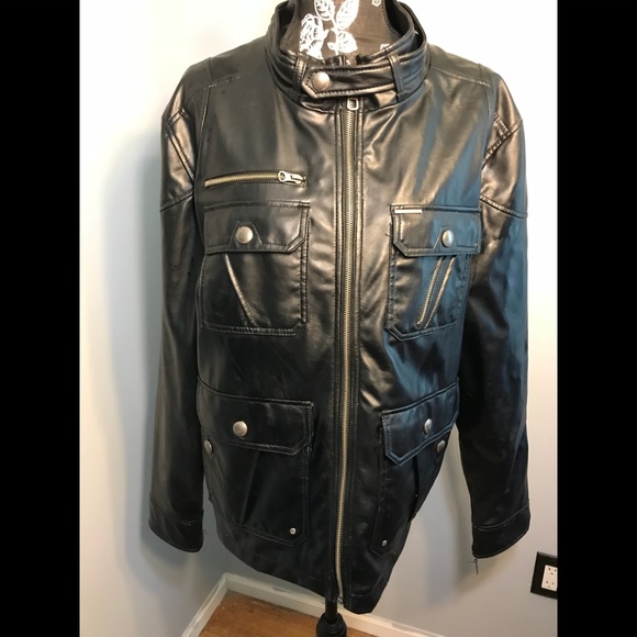marc ecko leather jacket